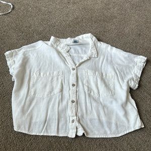 Blue rain top size M